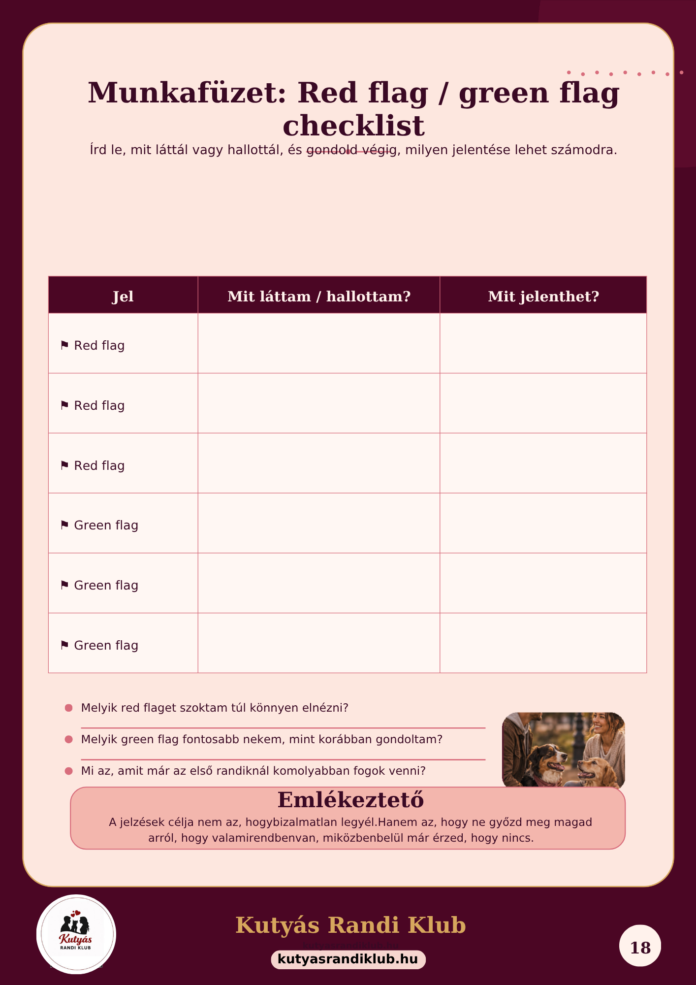 Kit engedsz be az életedbe? – Önismereti munkafüzet kutyás gazdiknak - Image 6
